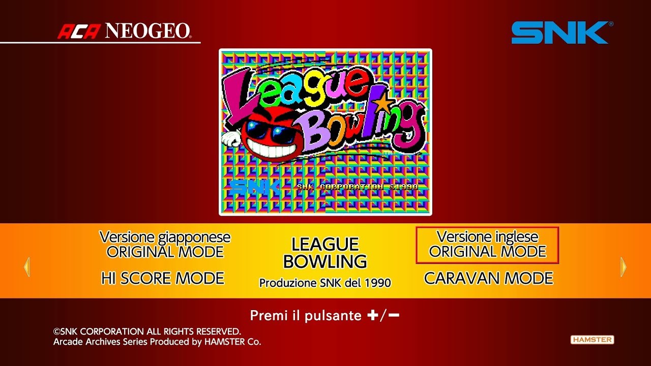 Aca Neogeo League Bowling — sstitle (WOR)