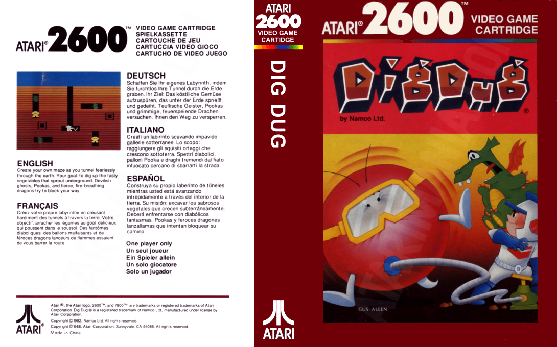 Dig Dug — box-texture (EU)