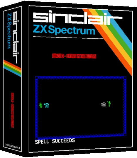 Chaos 2 - Battle in the Future — box-3D (SS)