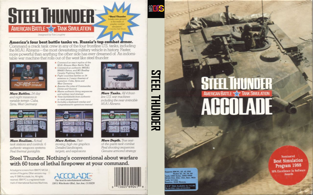 Steel Thunder — box-texture (US)