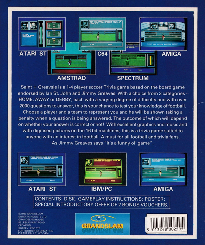 Saint And Greavsie — box-2D-back (EU)