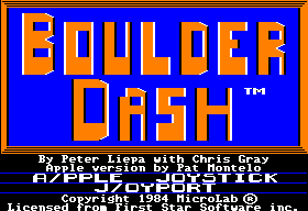 Boulder Dash — sstitle (US)