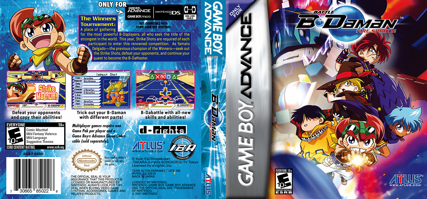 Battle B-Daman - Fire Spirits! — box-texture (US)