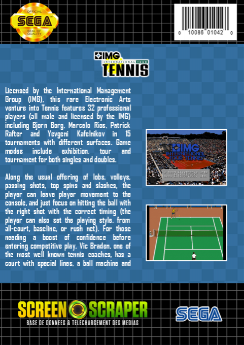 Img International Tour Tennis — box-2D-back (SS)