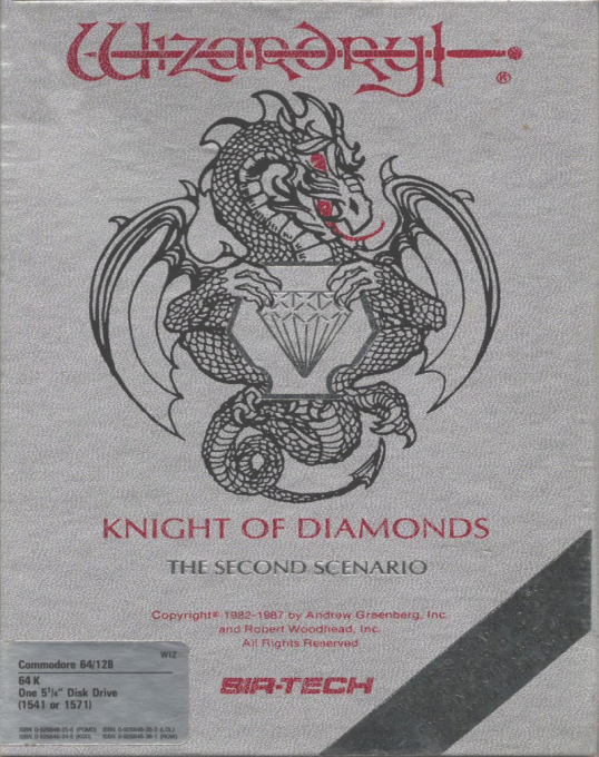 Wizardry - Knight of Diamonds box art