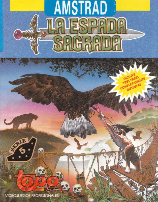 Espada Sagrada, La box art
