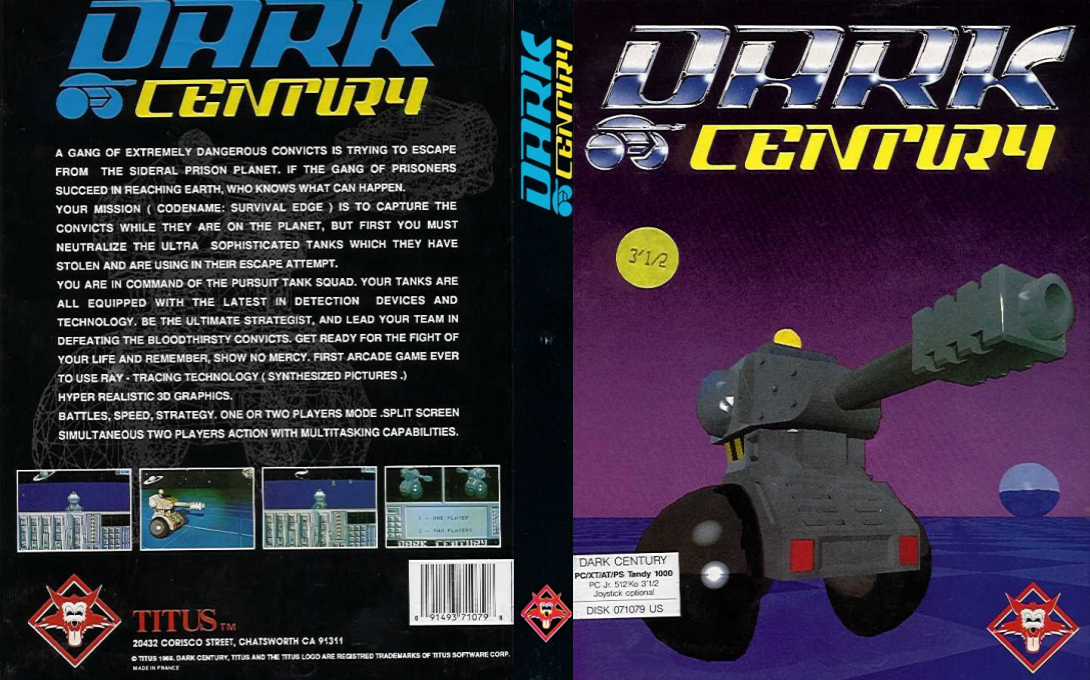 Dark Century — box-texture (US)