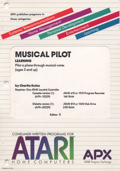 Musical Pilot box art
