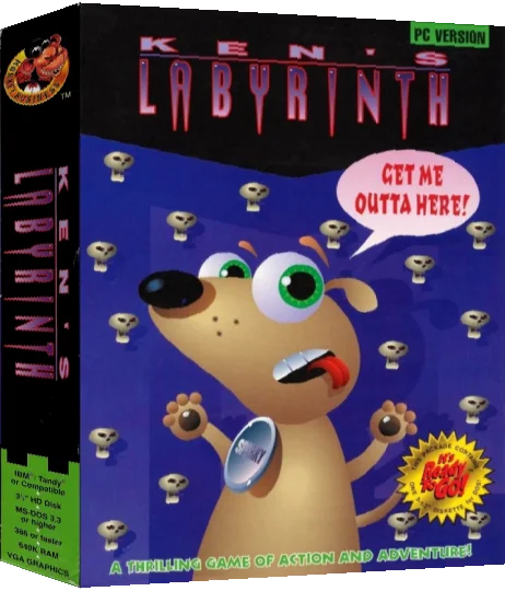Ken's Labyrinth — box-3D (US)