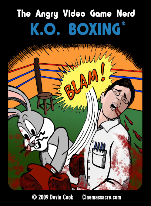 Angry Video Game Nerd K.O. Boxing box art