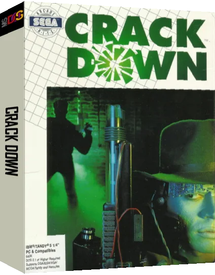 Crack Down — box-3D (US)