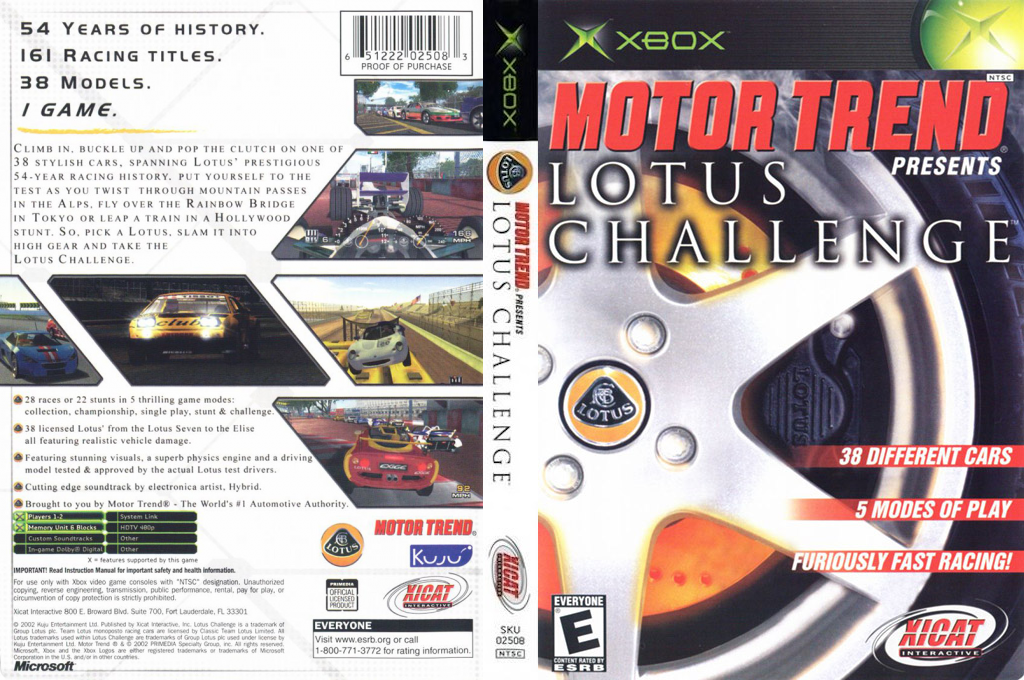 Motor Trend Presents Lotus Challenge — box-texture (US)