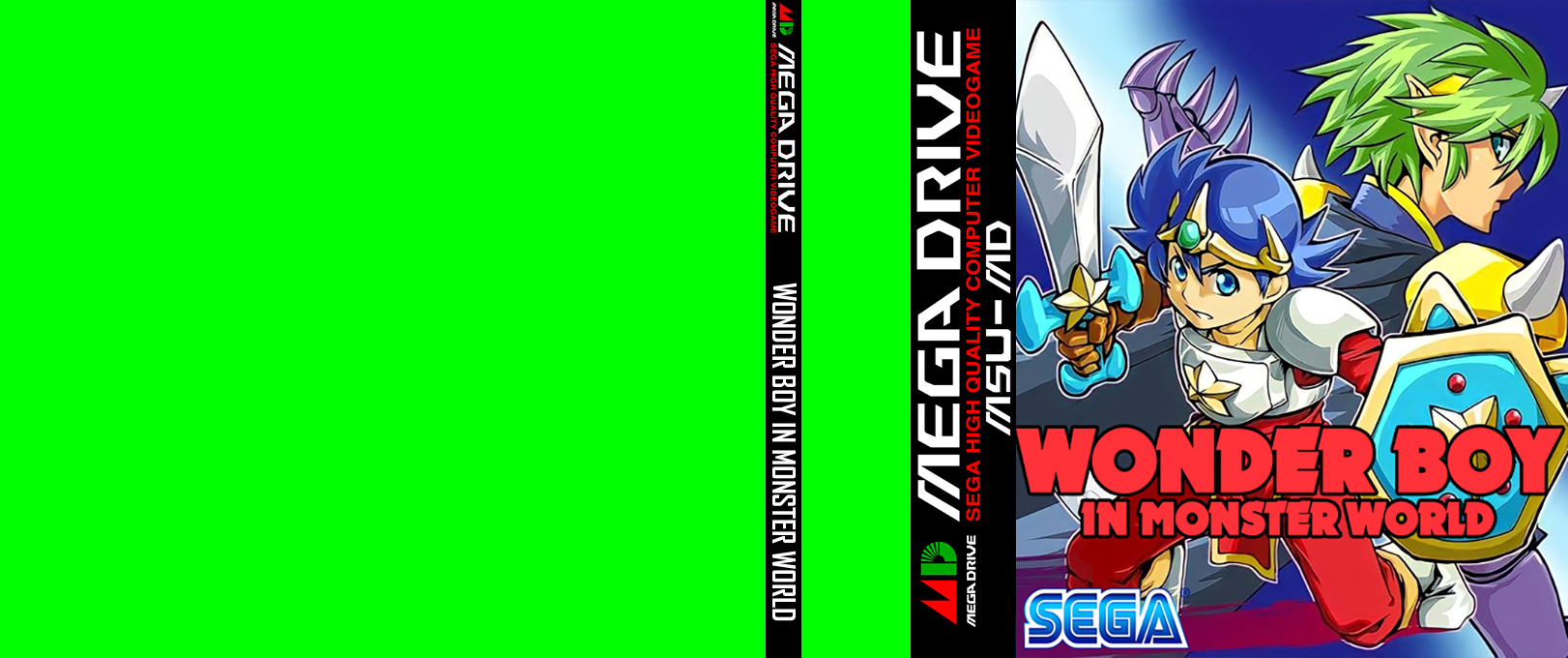 Wonder Boy in Monster World — box-texture (WOR)