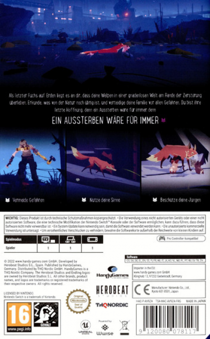 Endling - Extinction is Forever — box-2D-back (DE)