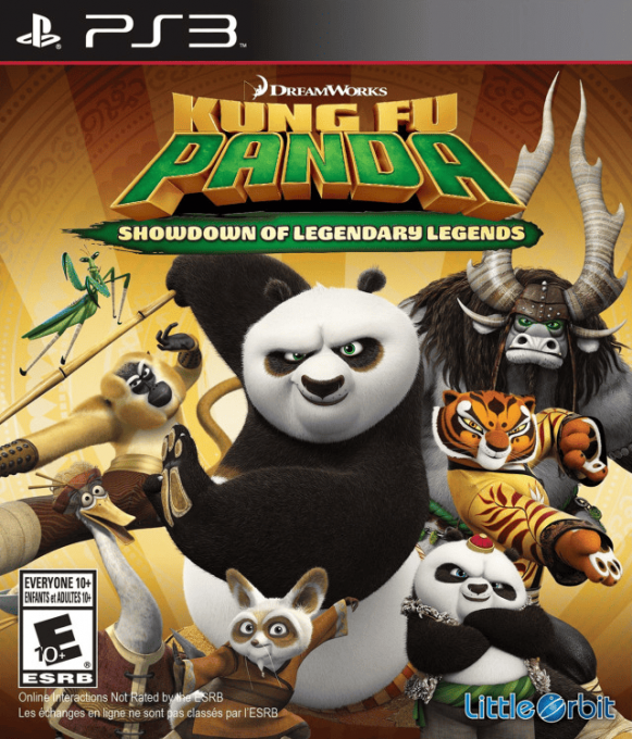 Kung Fu Panda - Showdown of Legendary Legends box art