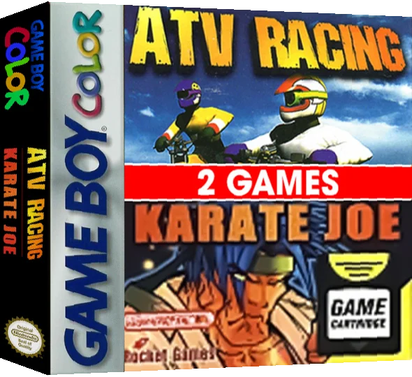 ATV Racing & Karate Joe — box-3D (EU)