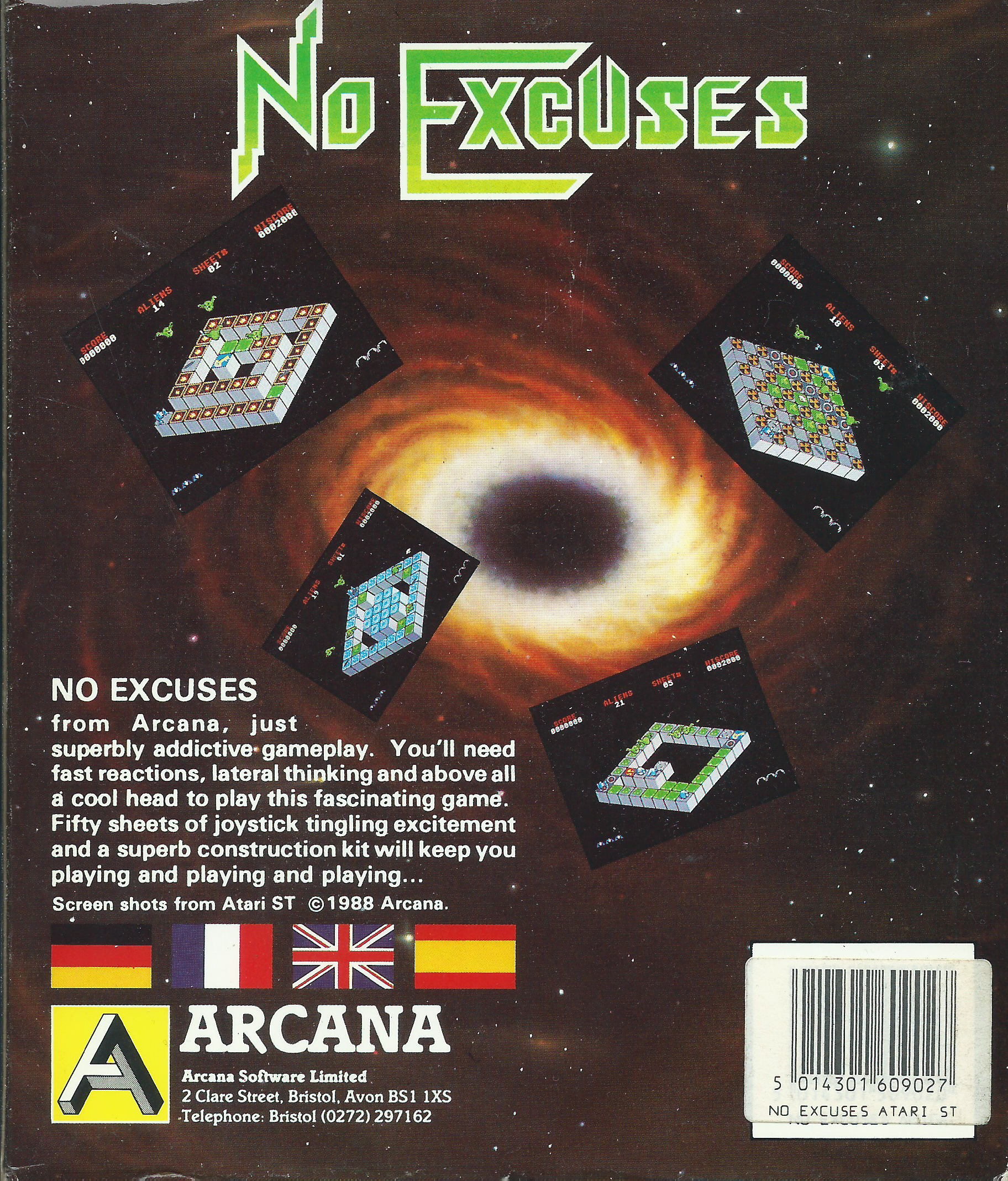 No Excuses — box-2D-back (EU)
