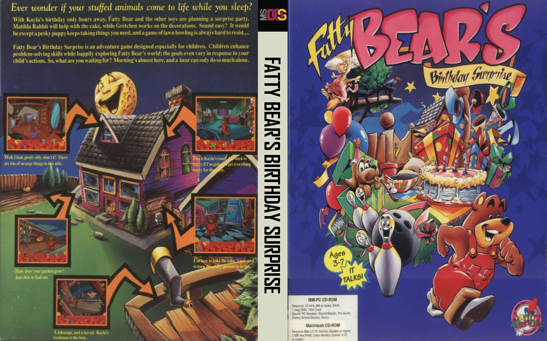 Fatty Bear's Birthday Surprise — box-texture (US)