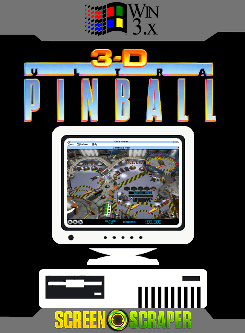 3-D Ultra Pinball — box-2D (SS)