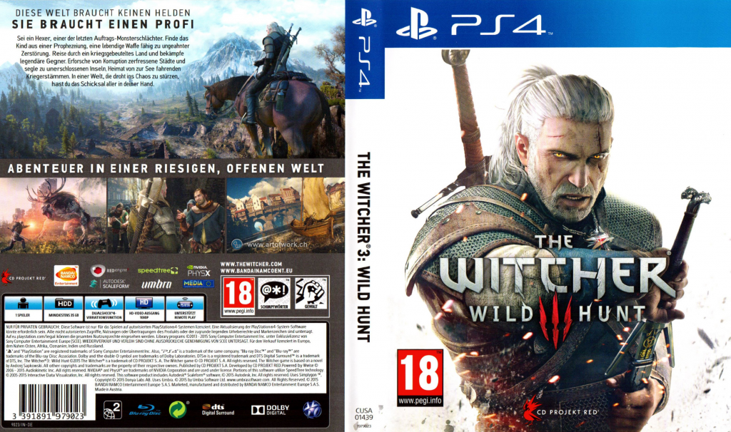 The Witcher 3: Wild Hunt — box-texture (DE)