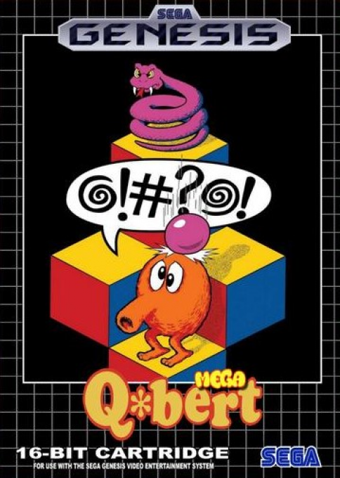 Mega Q-bert box art