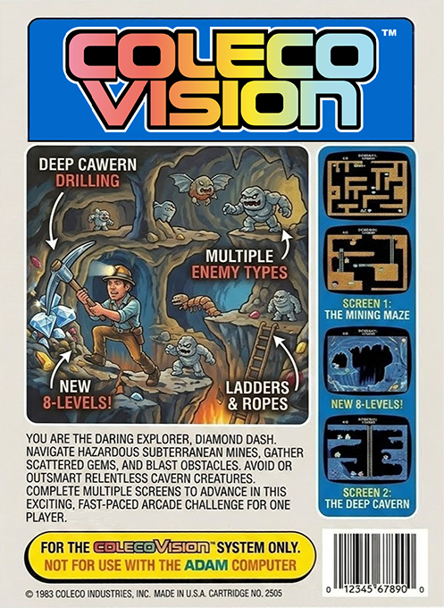 Diamond Dash — box-2D-back (US)