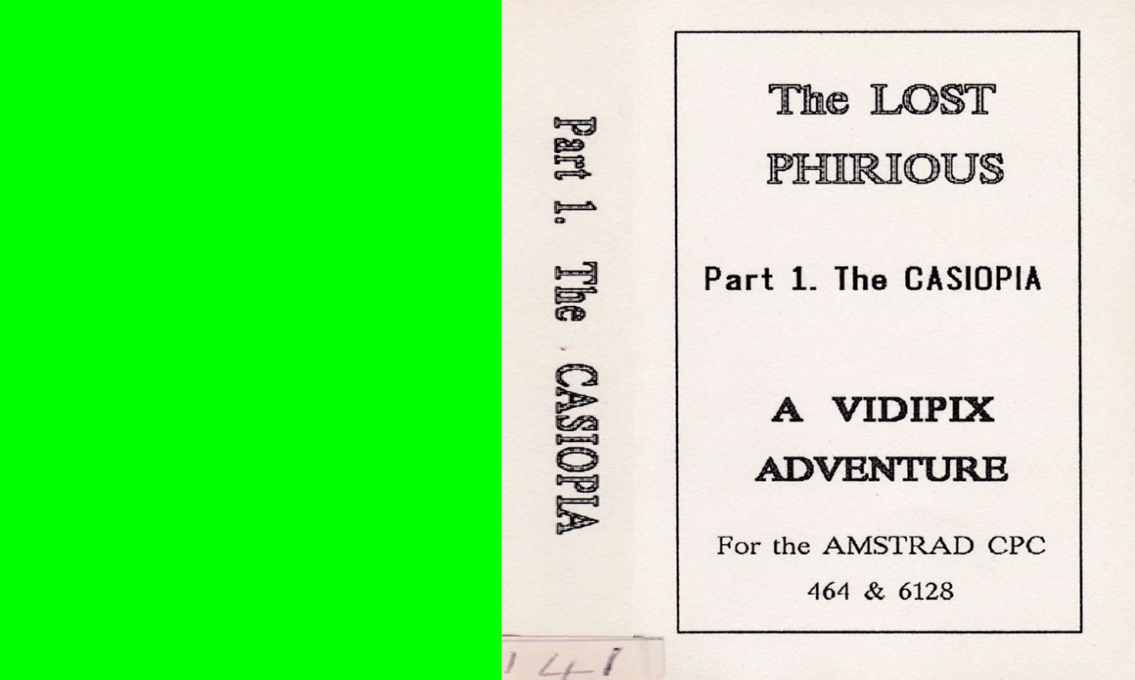 Lost Phirious, The - The Casiopia — box-texture (EU)