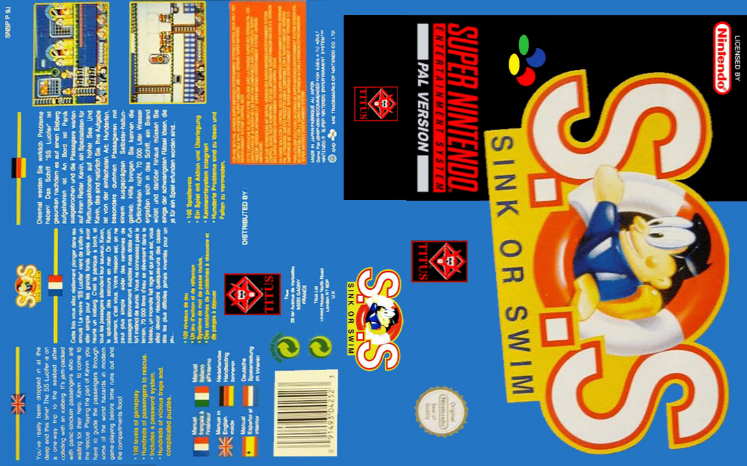 S.o.s. - Sink Or Swim — box-texture (EU)