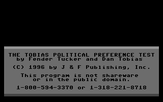 The Tobias Political Preference Test — sstitle (WOR)