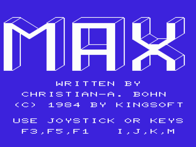 Max — sstitle (WOR)