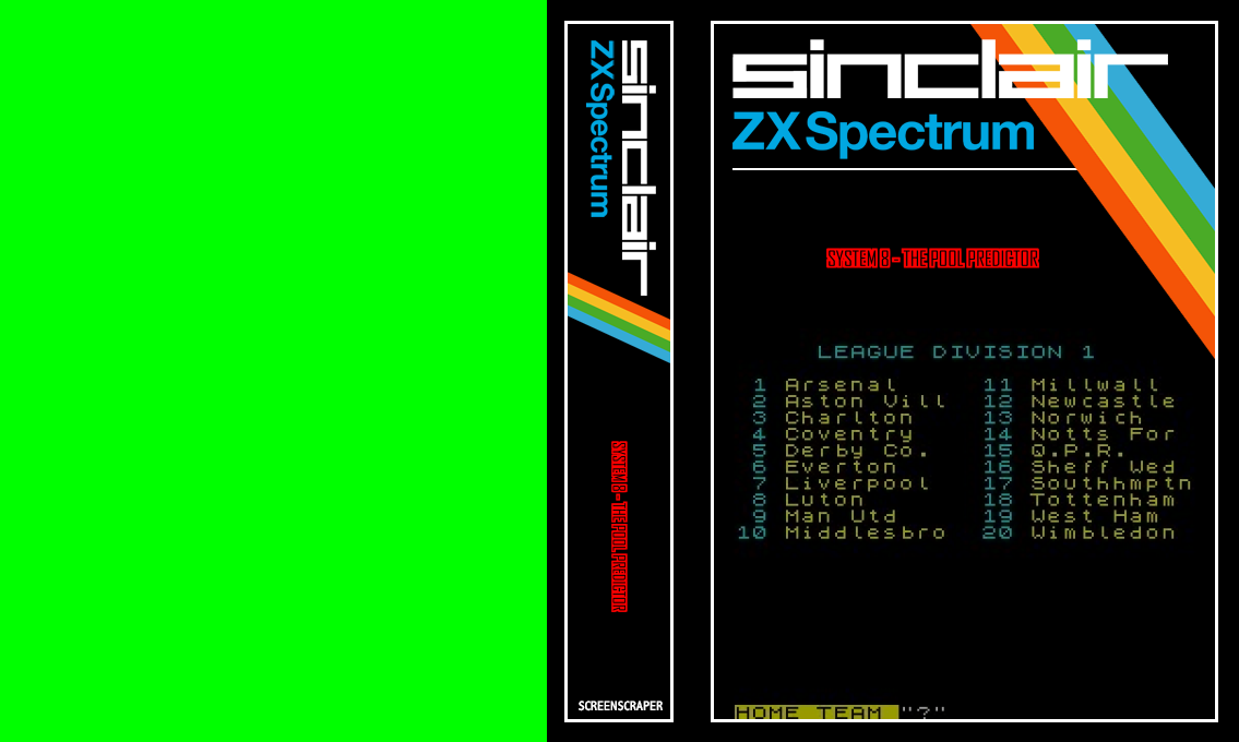 System 8 - The Pool Predictor — box-texture (SS)