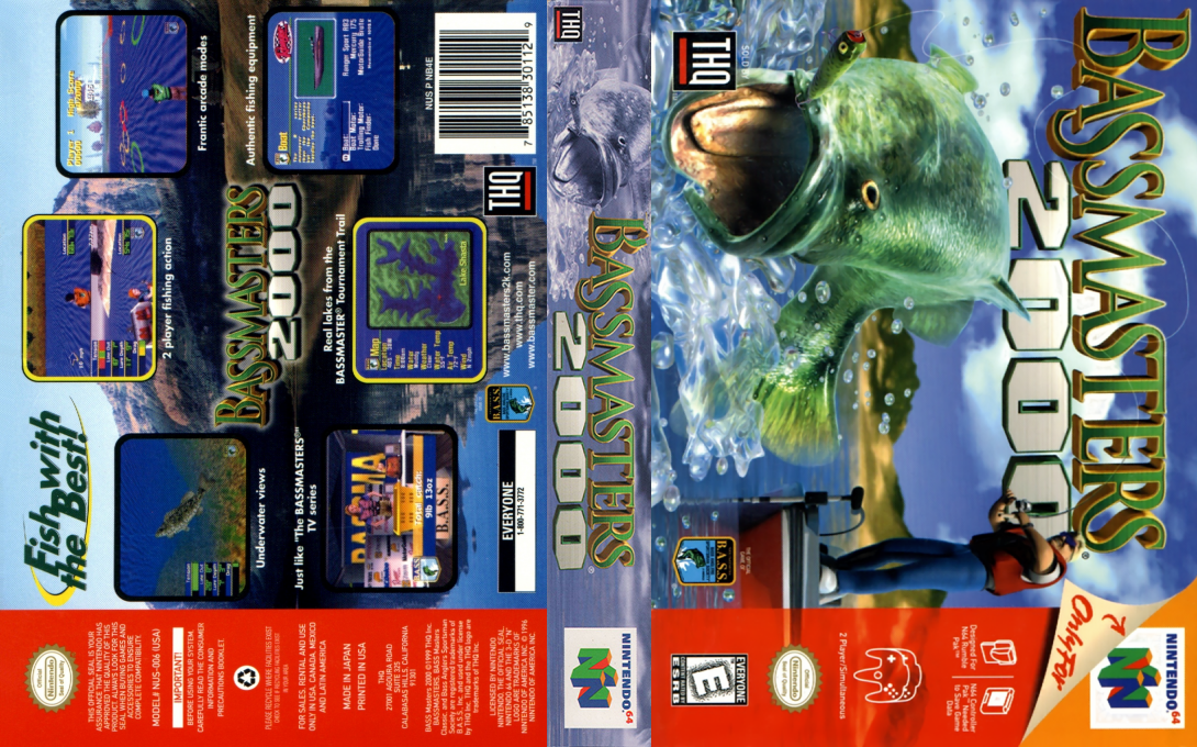 Bassmasters 2000 — box-texture (US)