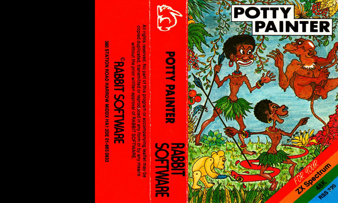 Potty Painter in the Jungle — box-texture (UK)