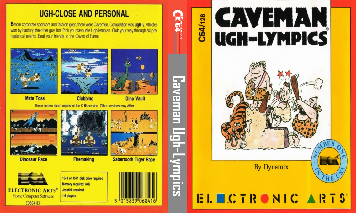 Caveman Ugh-lympics — box-texture (EU)
