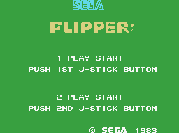 Sega Flipper — sstitle (WOR)