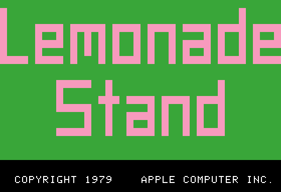 Lemonade Stand — sstitle (WOR)