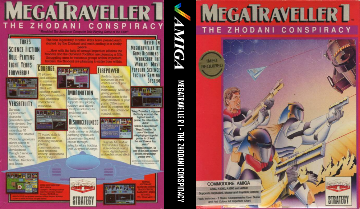 MegaTraveller 1 - The Zhodani Conspiracy — box-texture (EU)