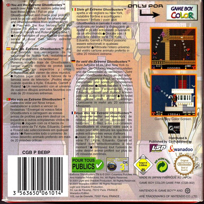 Extreme Ghostbusters — box-2D-back (EU)