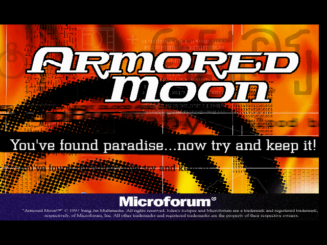 Armored Moon - The Next Eden — sstitle (US)
