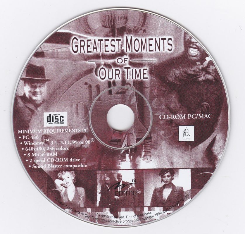 Greatest Moments of Our Time — support-2D (WOR)