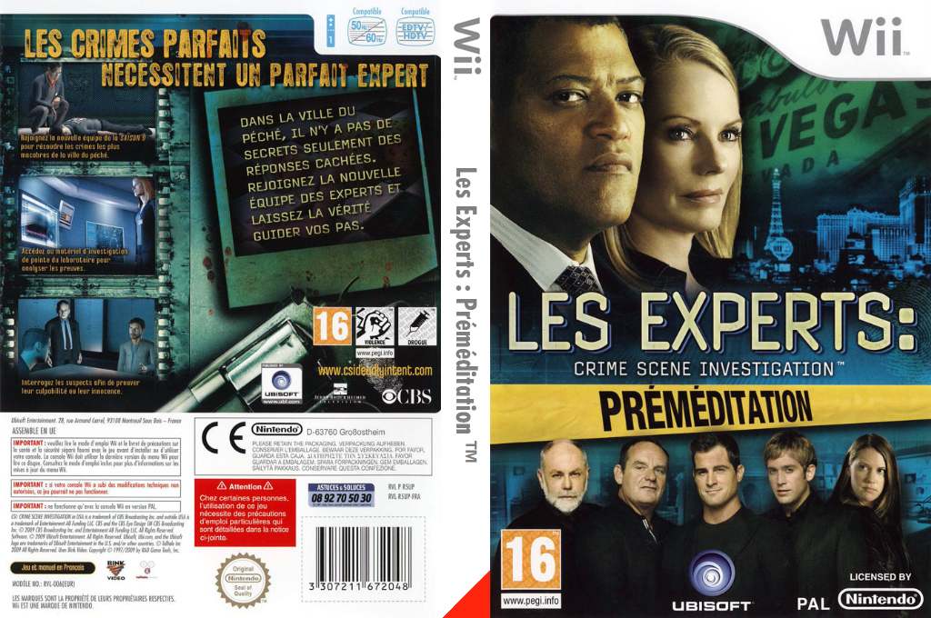 CSI - Crime Scene Investigation - Deadly Intent — box-texture (FR)