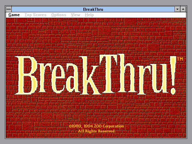 BreakThru! — sstitle (WOR)