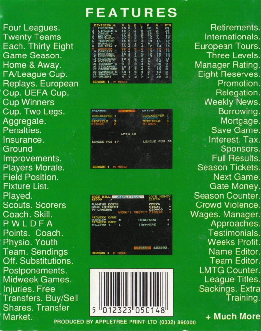 Football Director — box-2D-back (EU)