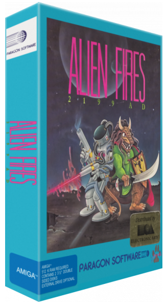 Alien Fires 2199 AD — box-3D (US)