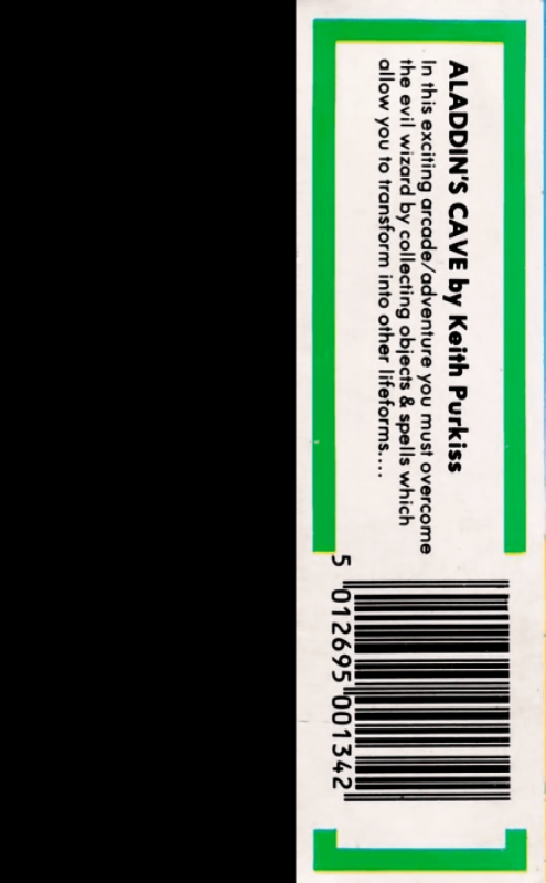 Aladdin's Cave — box-2D-back (EU)