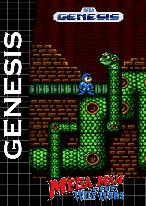 Mega Man - The Wily Wars — box-2D (SS)