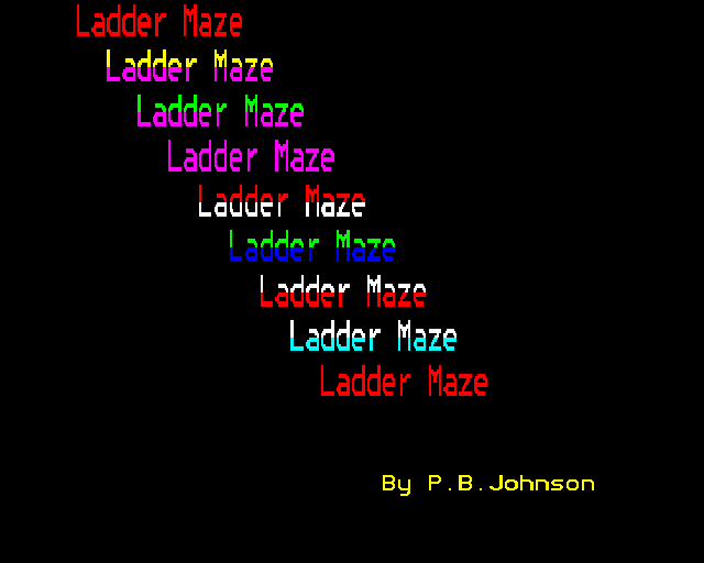 Ladder Maze — sstitle (WOR)