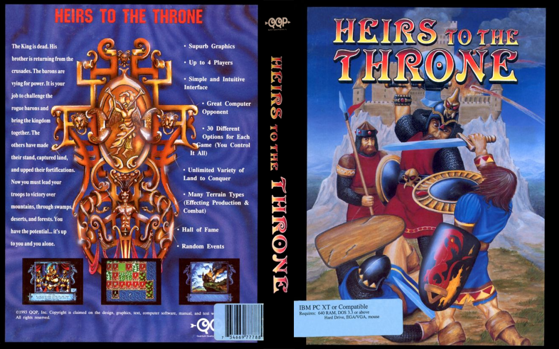 Heirs To The Throne — box-texture (US)