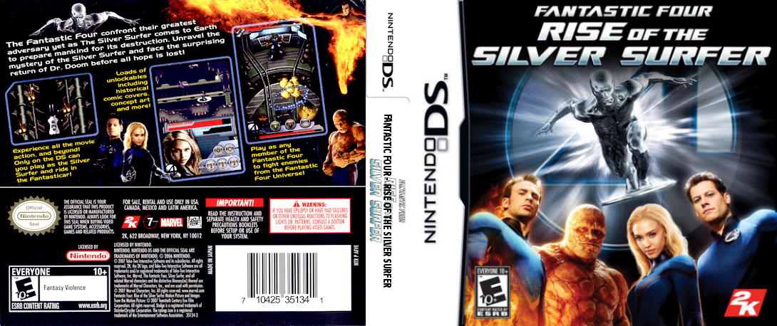 Fantastic Four - Rise of the Silver Surfer — box-texture (US)