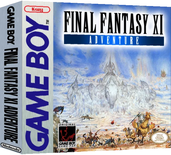 Final Fantasy XI Adventure — box-3D (WOR)
